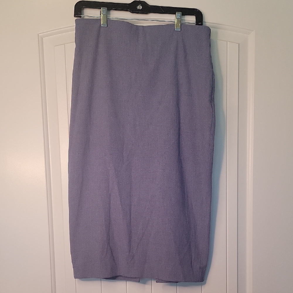 Express Classic Blue Pencil Skirt